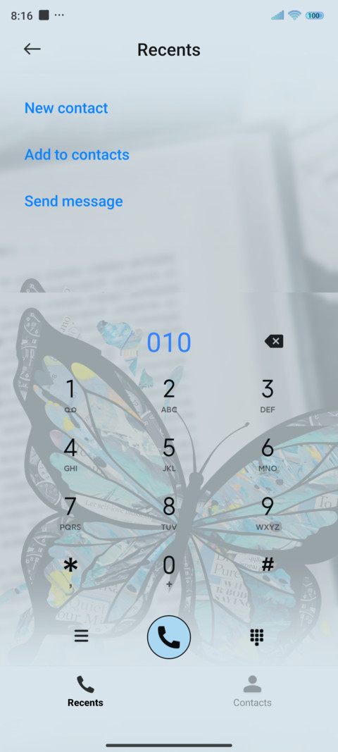 Ins butterfly screenshot