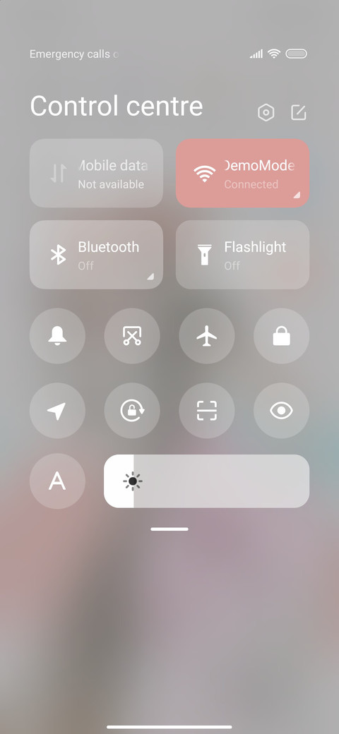 Flower on screenshot
