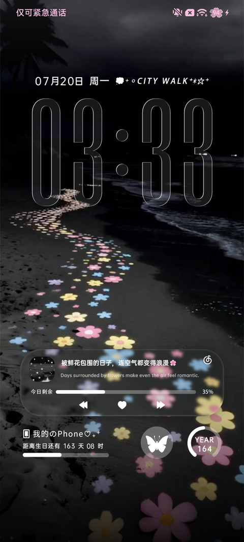 INS海边浪漫花路 screenshot