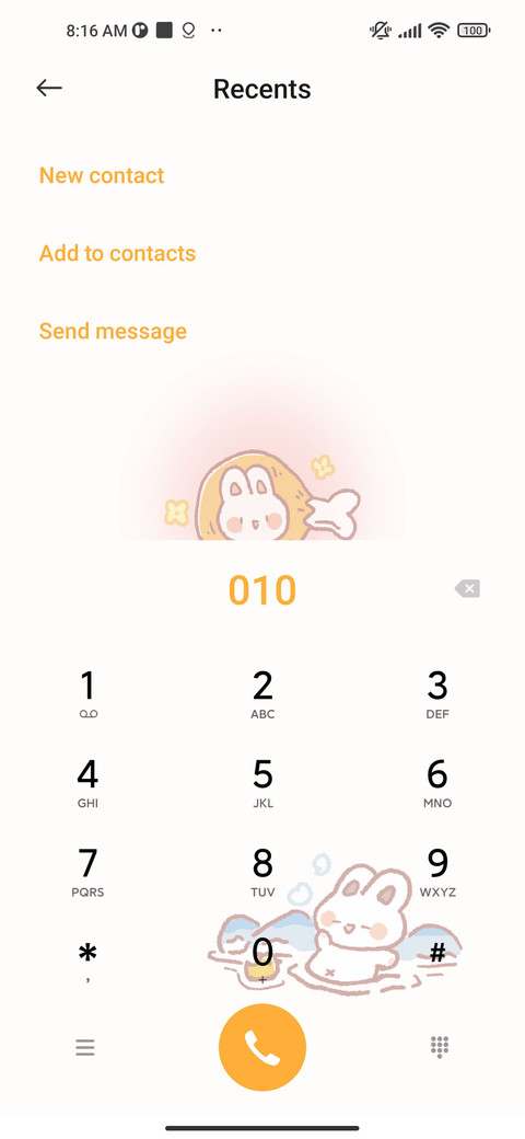 cute bunny screenshot