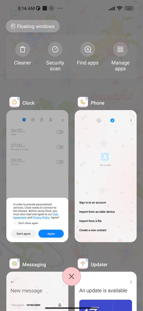 Pink Flowers screenshot