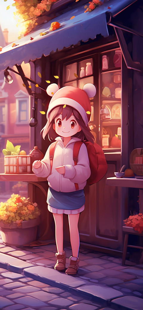 小女孩 双动态 screenshot