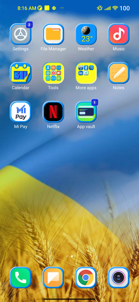 YellowBlue screenshot