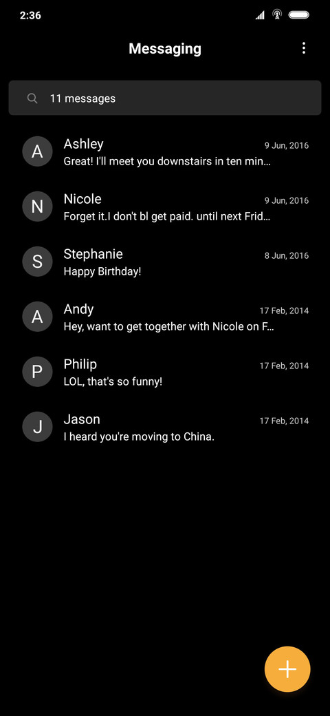 Dark Grey Pie v1.1 screenshot