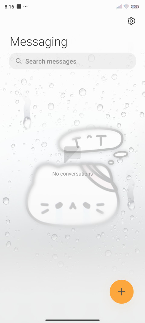 Rain sad cat screenshot