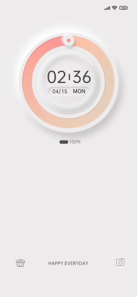 Peach color screenshot