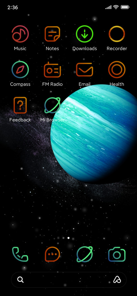 Minimal_Blue screenshot