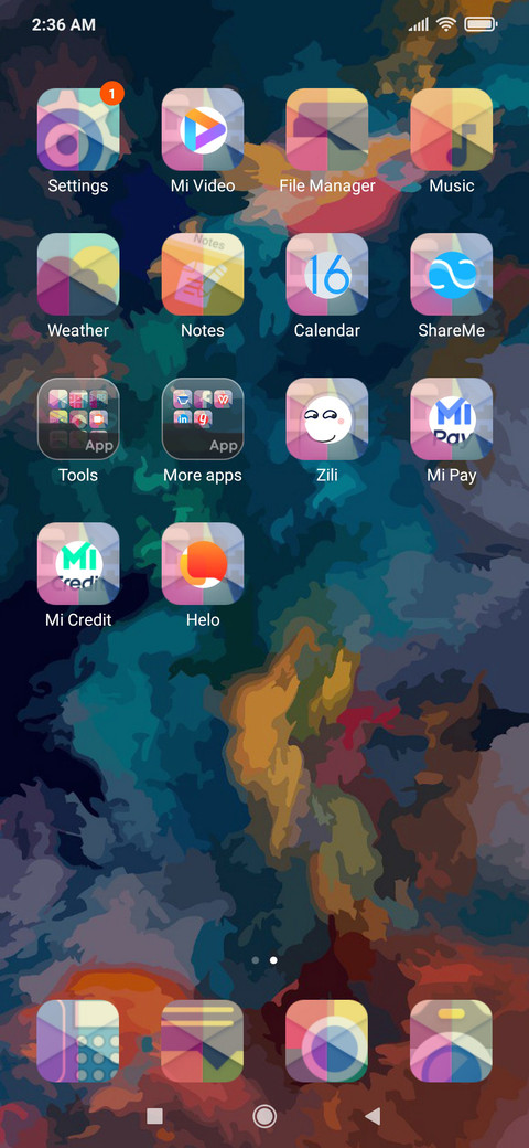 Piscoks Flyme screenshot