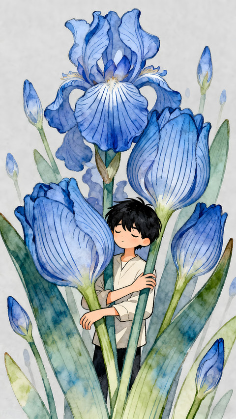 Blue flower and youth 2 screenshot