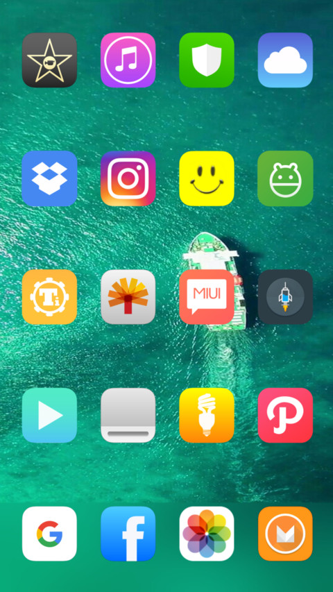 xiOS10 White screenshot