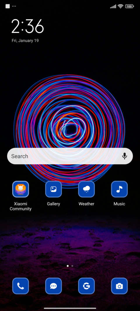 Spiral screenshot
