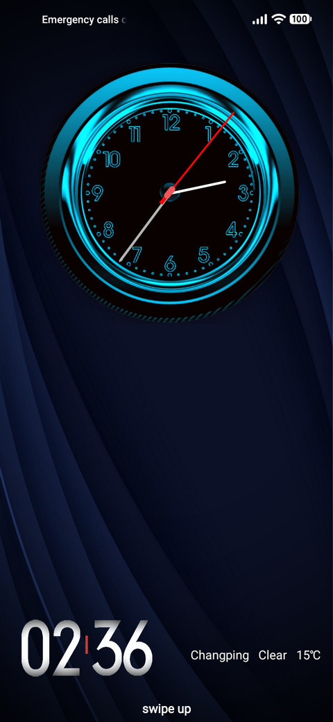 White blue screenshot