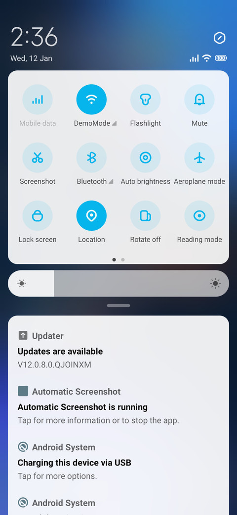 Nothing v11 screenshot