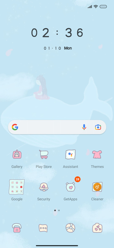 Roaming whale screenshot