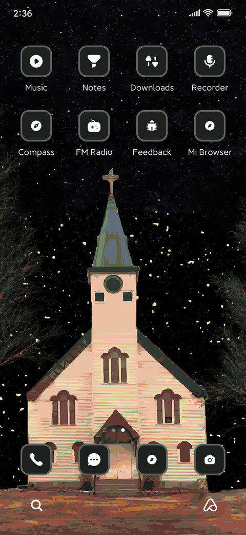 Dark night screenshot