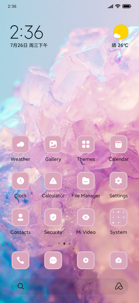 Crystal screenshot