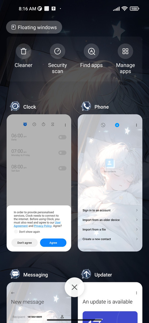 Closing cuteness screenshot