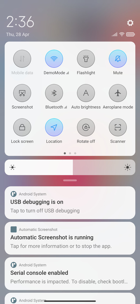 Pure Os IZ V13 screenshot