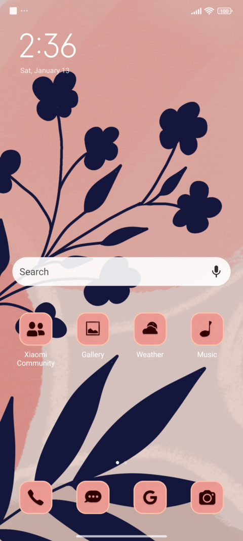abstract nature screenshot