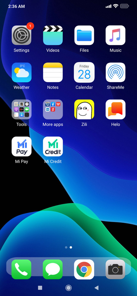 Special iOS screenshot