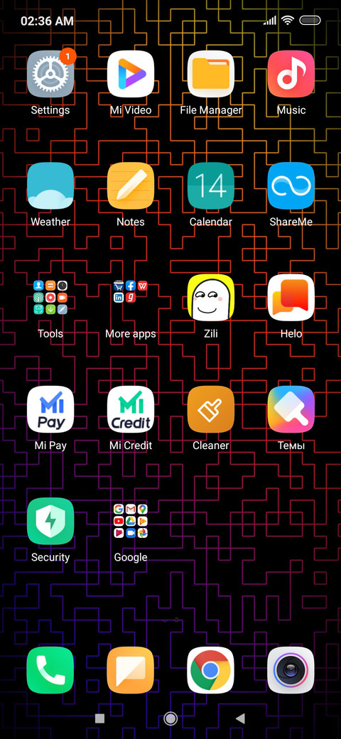 Default screenshot