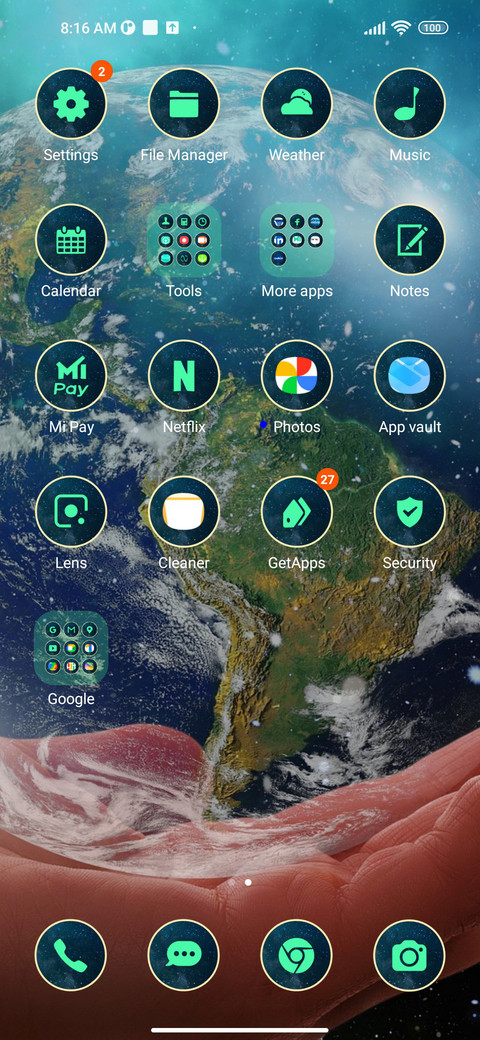 earth globe screenshot