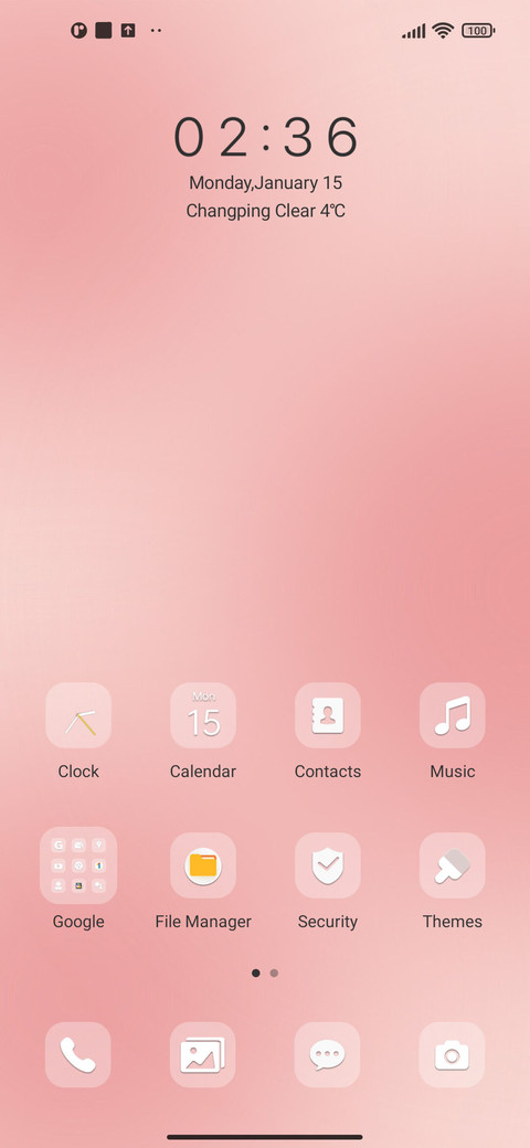 Custom check-in screenshot
