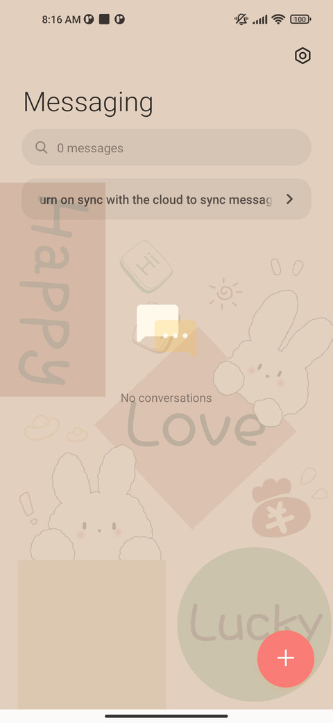 Rabbit sticker screenshot