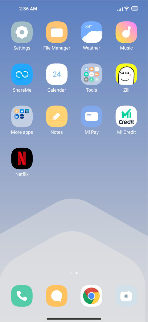 clean ui screenshot
