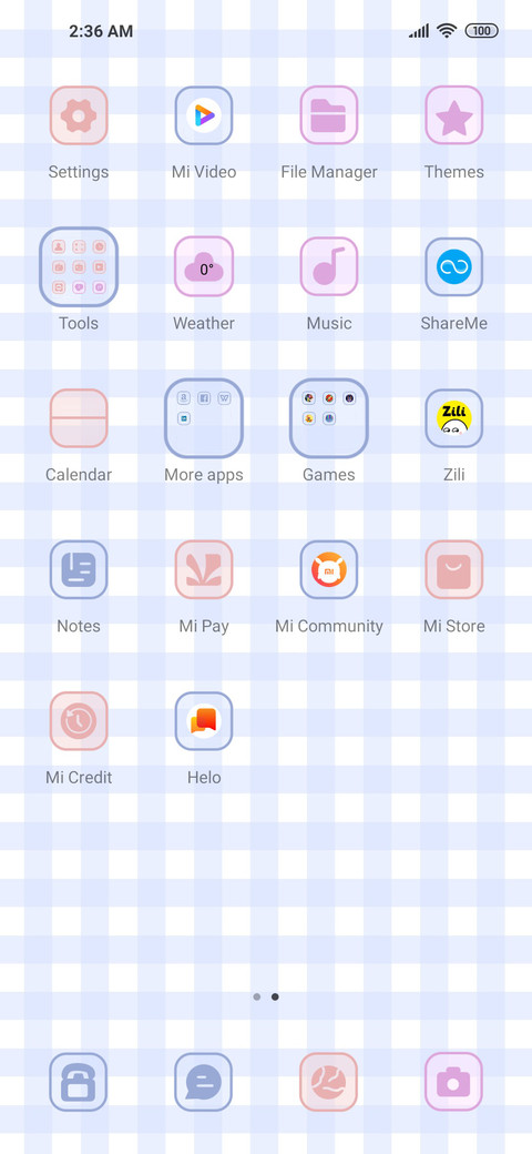 Fresh grid screenshot