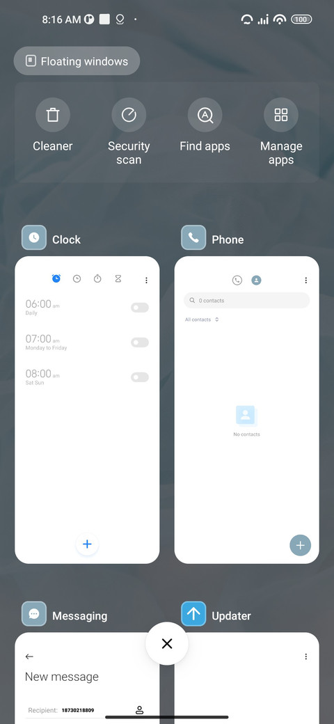 Blue Pastel screenshot