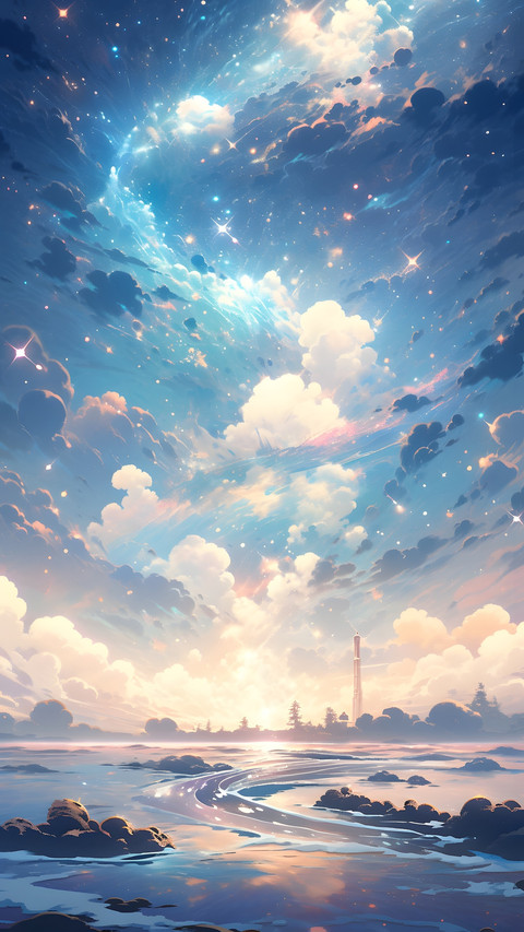 云朵是天空的插花 screenshot