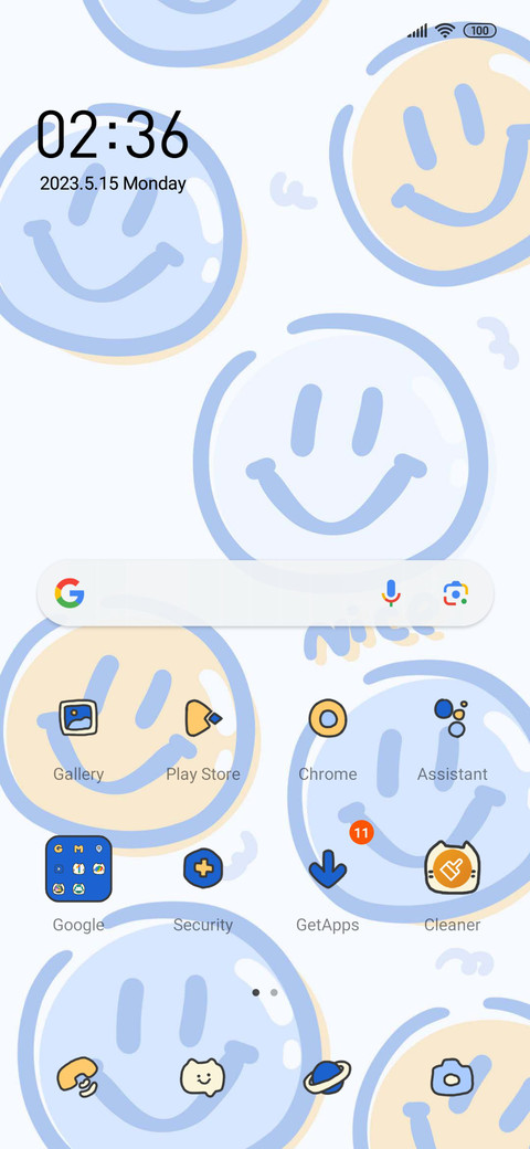 Oil Smile Blue screenshot