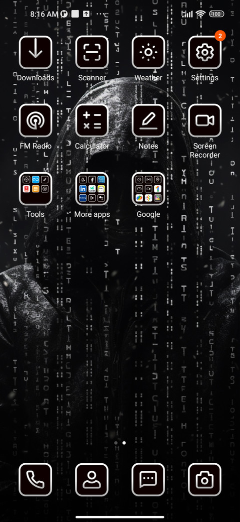 Hacker screenshot