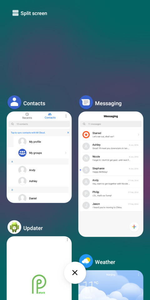 AndroPie screenshot