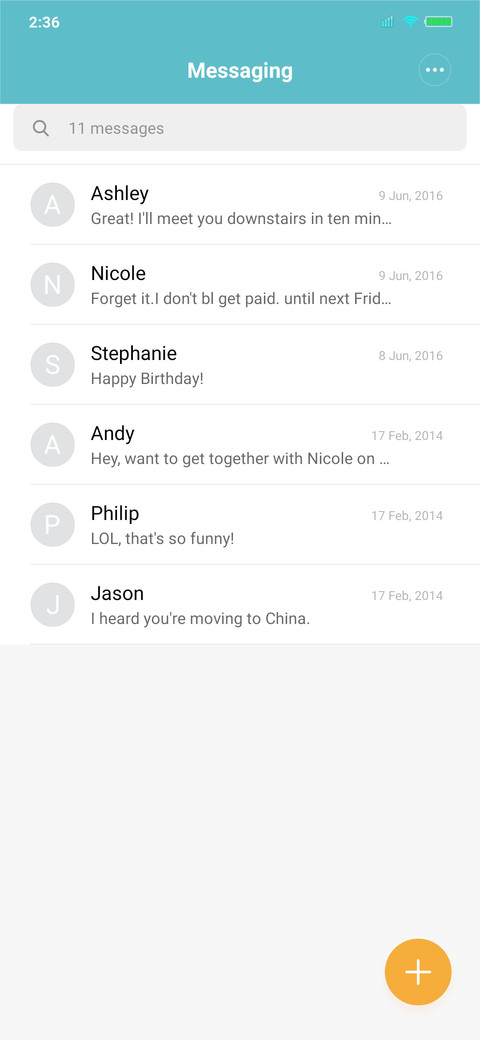 LG G2 screenshot