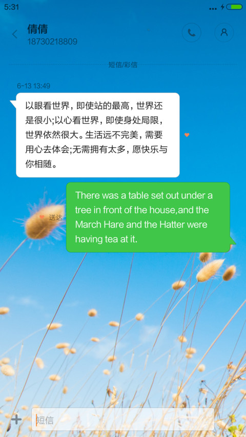 小尾巴草【好评送收费主题】 screenshot