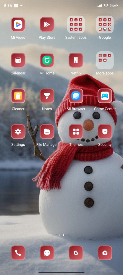 Snowman screenshot