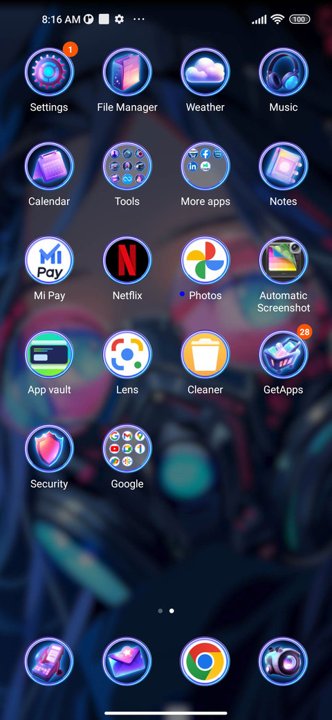 sci-fi girl screenshot