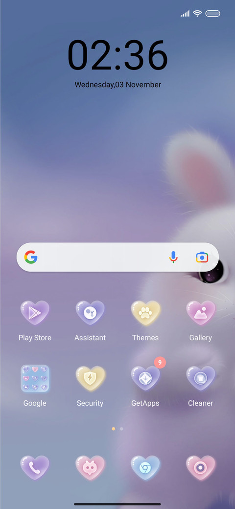 My cute rabbit screenshot