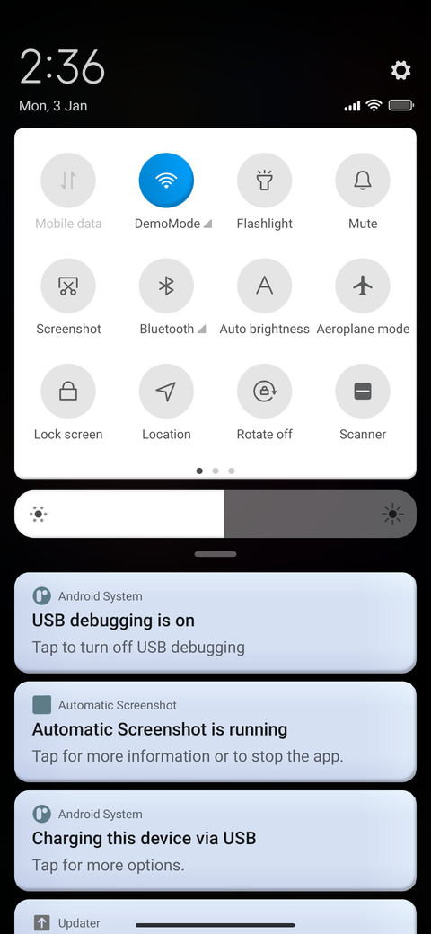 ArOS screenshot