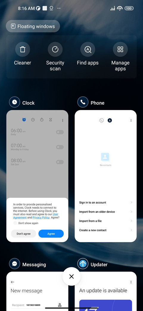 Blue Light screenshot
