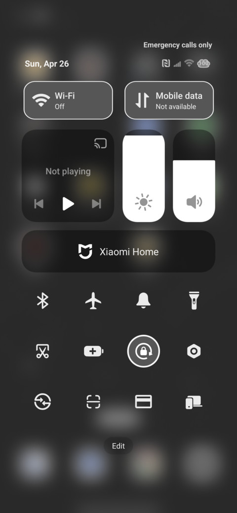Dark calm waves screenshot