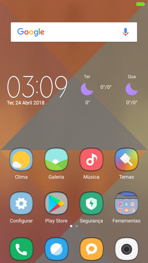 Orange Accents screenshot