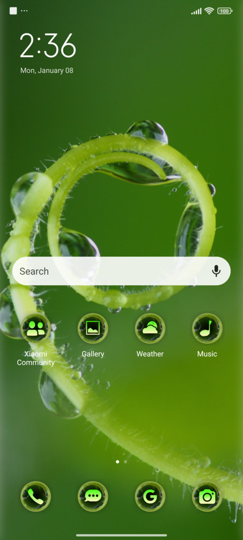 leaves swirl screenshot