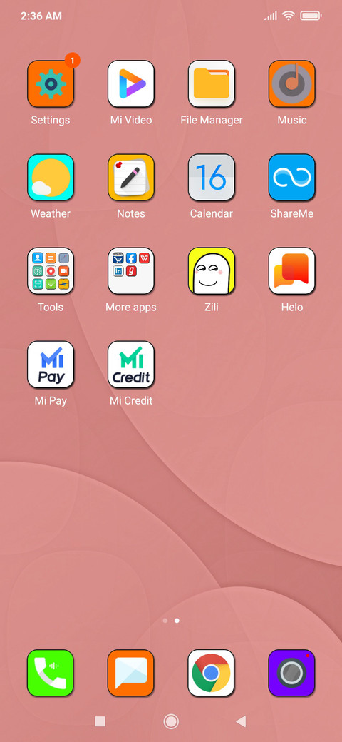 Peach UI screenshot