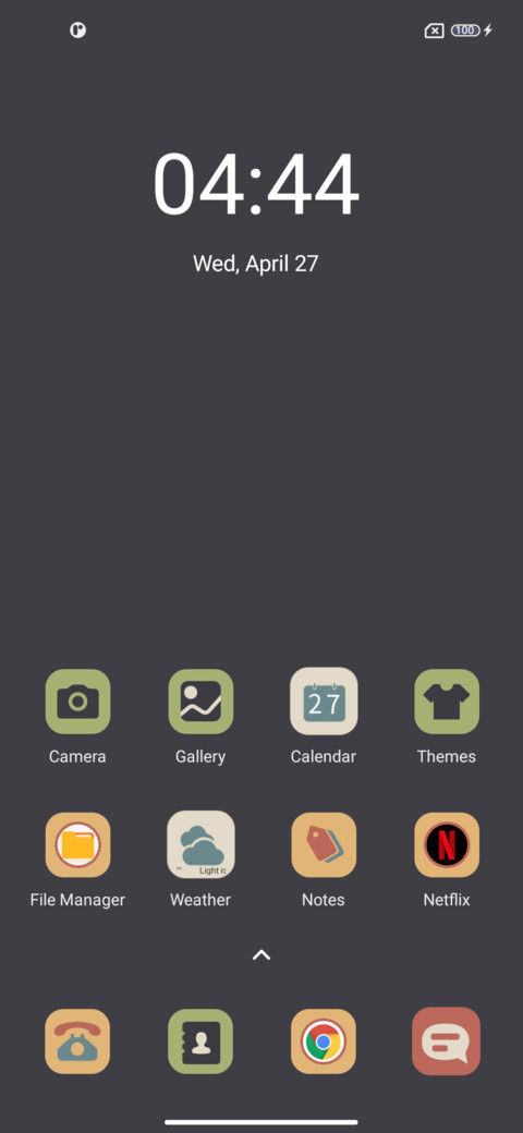 Retro Morandi OS screenshot