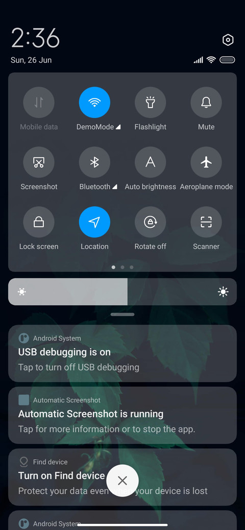 eye protection screenshot
