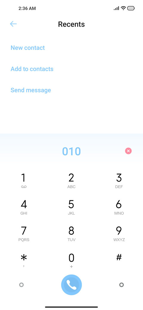 Minimal X screenshot