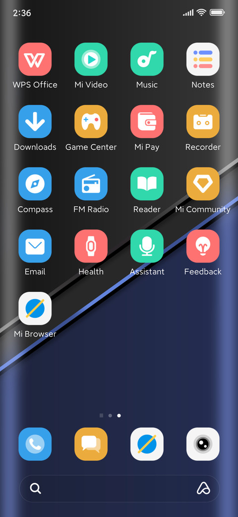 Ink Shadow Blue screenshot